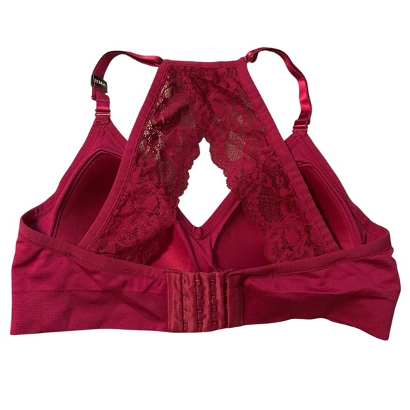 Torrid NWOT Hot Pink Lace Bralette W/Adjustable Straps - Picture 2 of 3